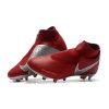 Nike Phantom Vision Elite DF FG Rojo Plata